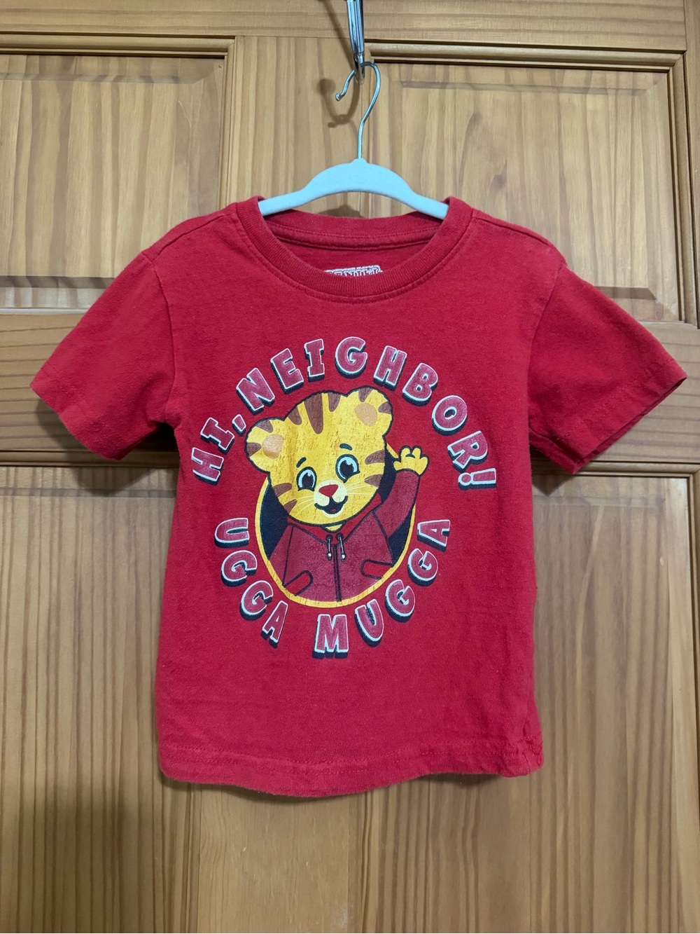 Red Kids' Daniel Tiger Graphic Tee - Hi, Neighbor! 3t